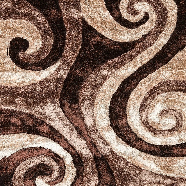 سجادة فيرمونت بنية وبيج بمقاس 5' × 8'