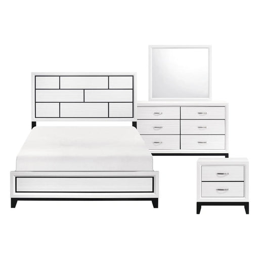 Davi 4 & 5 Piece Bed Set White