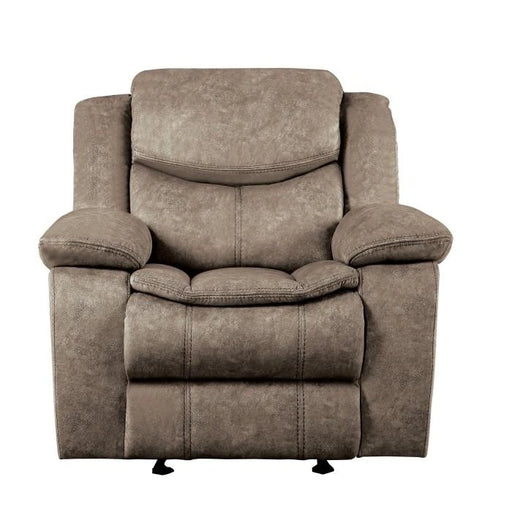 Sillón reclinable Bastrop Glider en marrón 8230FBR-1