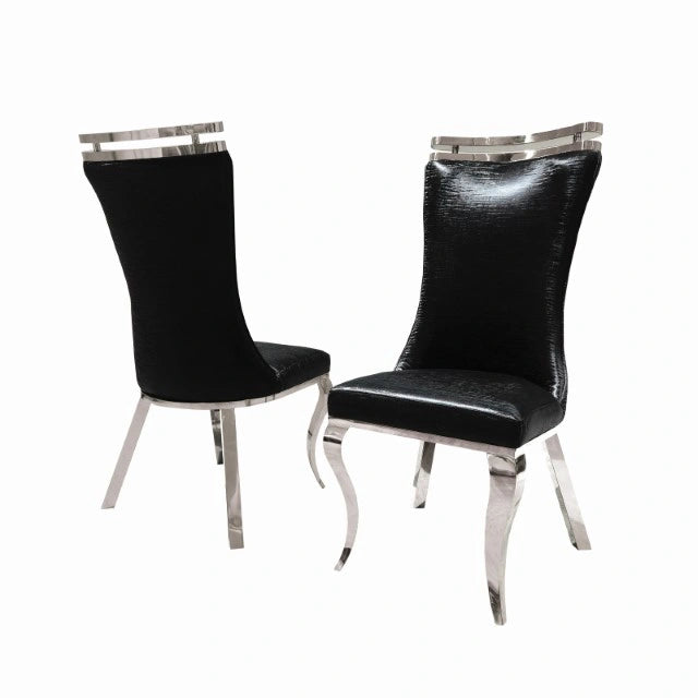 Silla Palazzo plateada (2/CTN)
