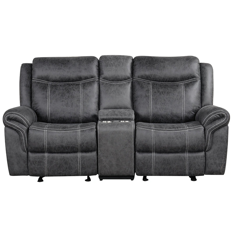 Power Motion Glider Loveseat w/USB Port