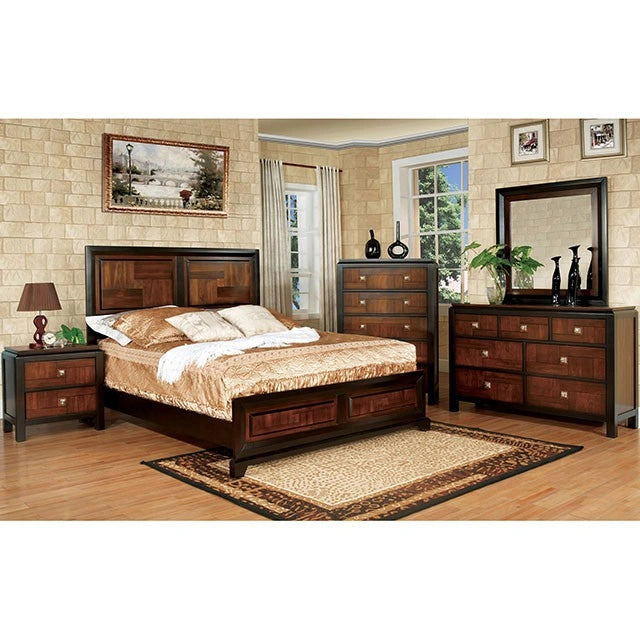 Cama Queen Patra Acacia/Nogal