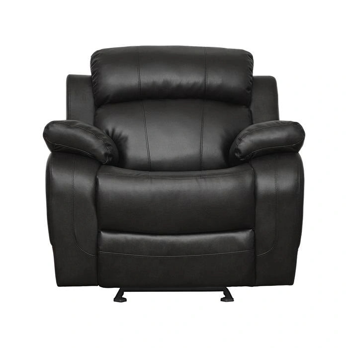 Sillón reclinable doble Marille en negro