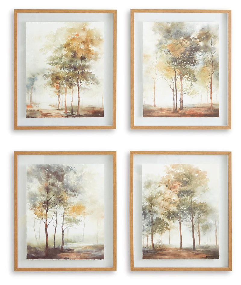 Cuadros de pared Bryneford (juego de 4)