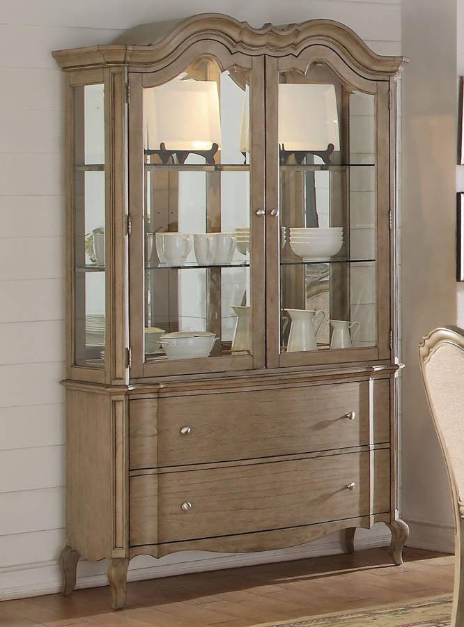 Acme Chelmsford Hutch and Buffet باللون الرمادي الداكن العتيق 66054