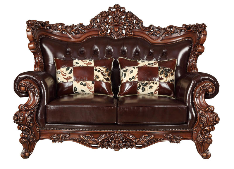 أريكة Forsythia من Acme Furniture بلون الإسبريسو 53071