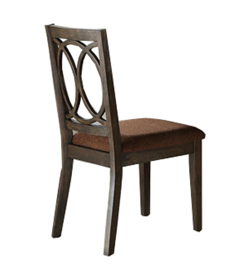 Acme Furniture Jameson Side Chair (طقم من قطعتين) باللون البني الفاتح والإسبريسو 62322