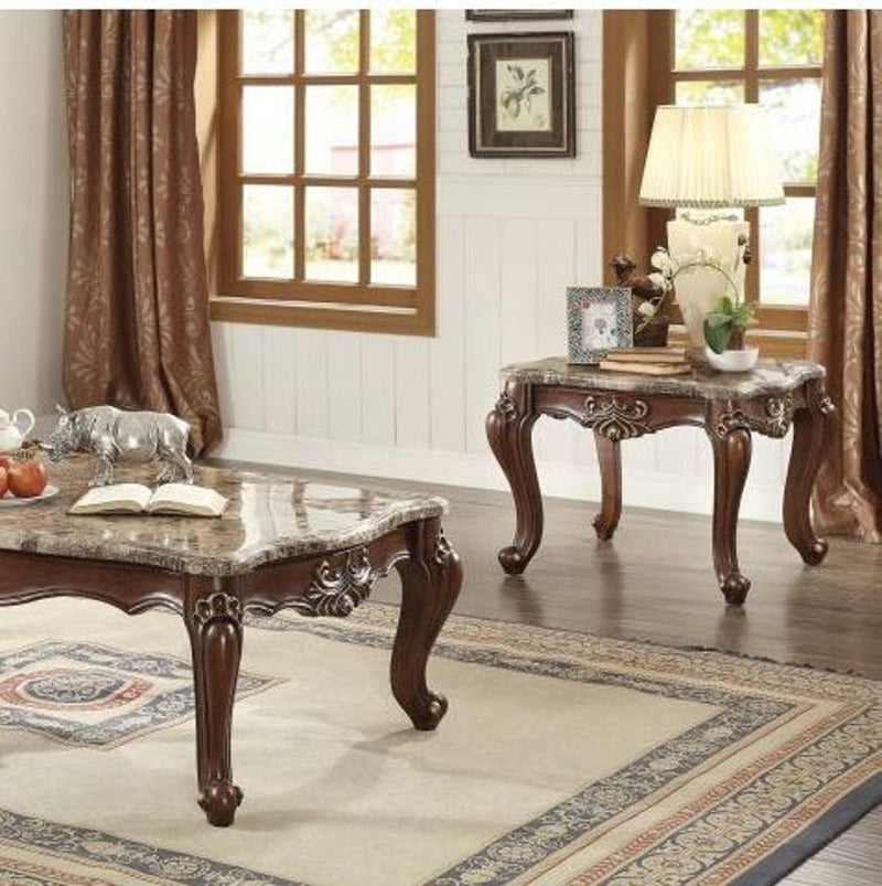 Mesa auxiliar Shalisa de Acme Furniture en nogal 81052