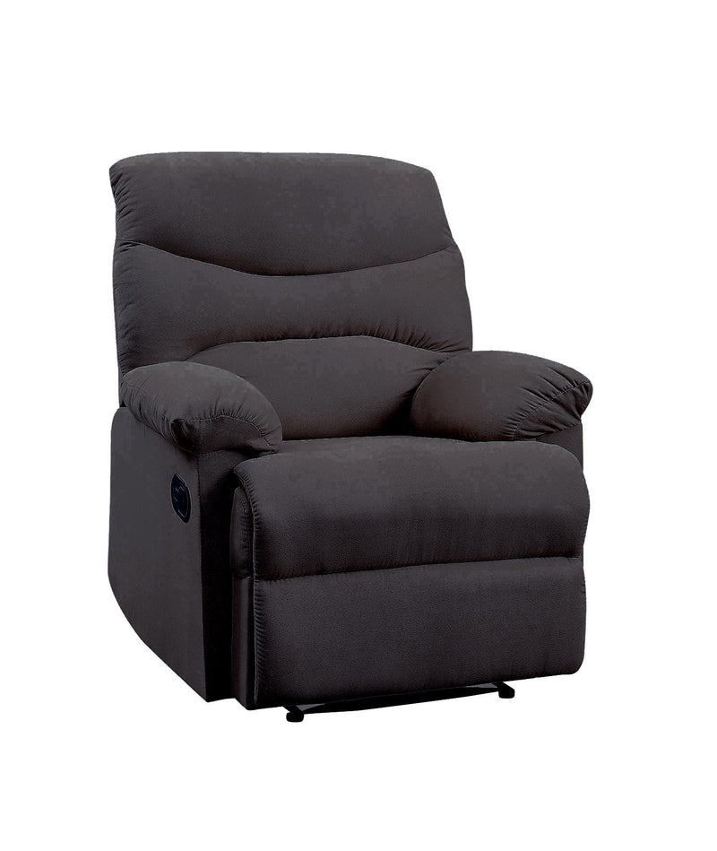 Sillón reclinable Arcadia Black de tela tejida (reclinación manual)