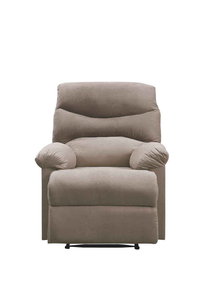 Sillón reclinable Arcadia Light Brown de tela tejida (reclinable)