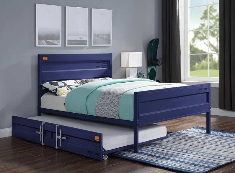 Cama Matrimonial Cargo Azul