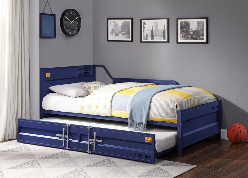 Sofá cama y cama nido Cargo Blue (tamaño individual)