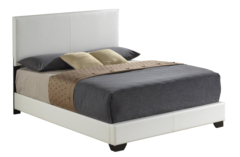 Cama Queen Irlanda III en PU Blanco