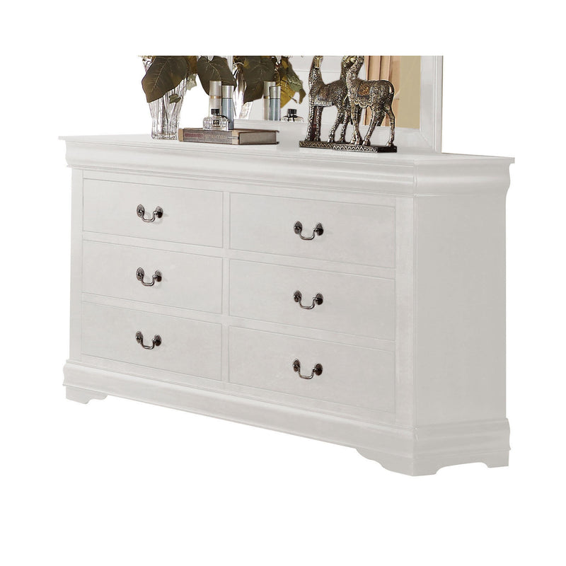 Cómoda blanca Louis Philippe