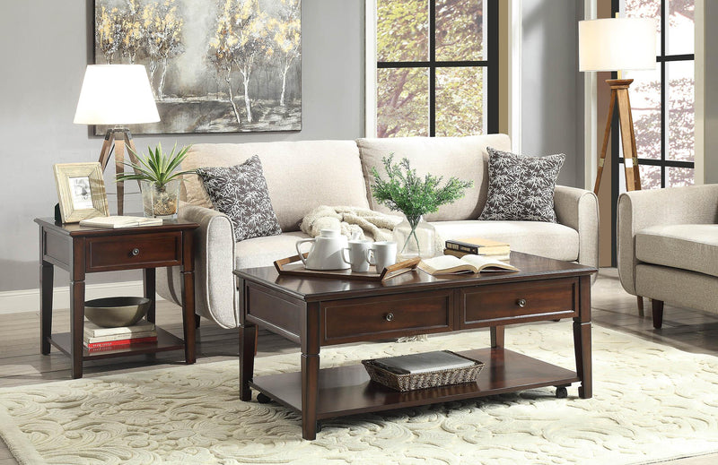 طاولة قهوة خشب الجوز مالاكاي