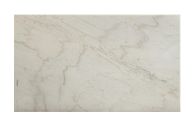 Mesa de comedor de mármol blanco Merel y roble gris