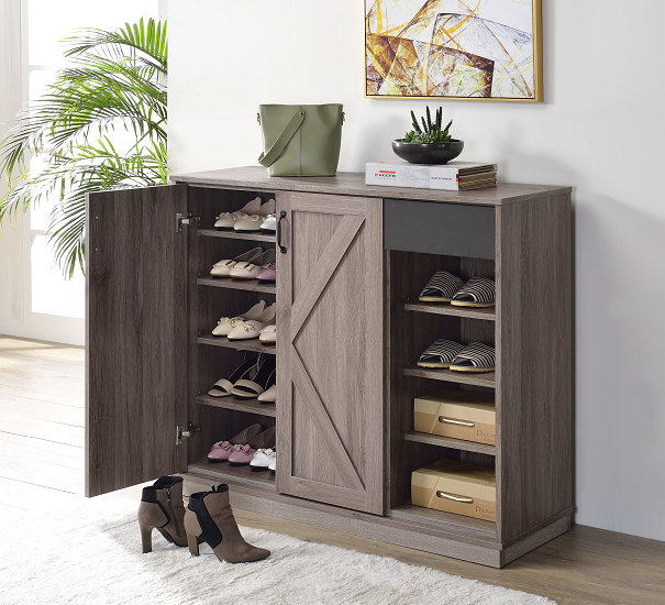 Gabinete Toski Rustic Gray Oak