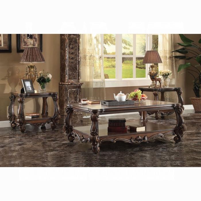 Mesa de centro Versailles de roble cerezo