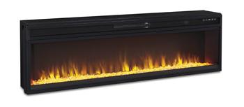 Mueble de TV Camdill de 80" con chimenea eléctrica