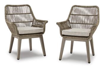 Sillón de playa con cojín (juego de 2)
