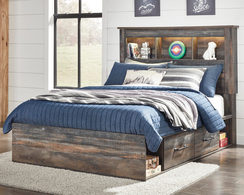 Cama juvenil Drystan con 2 cajones de almacenamiento