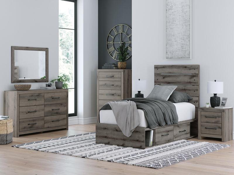 Cama Graystorm con almacenamiento
