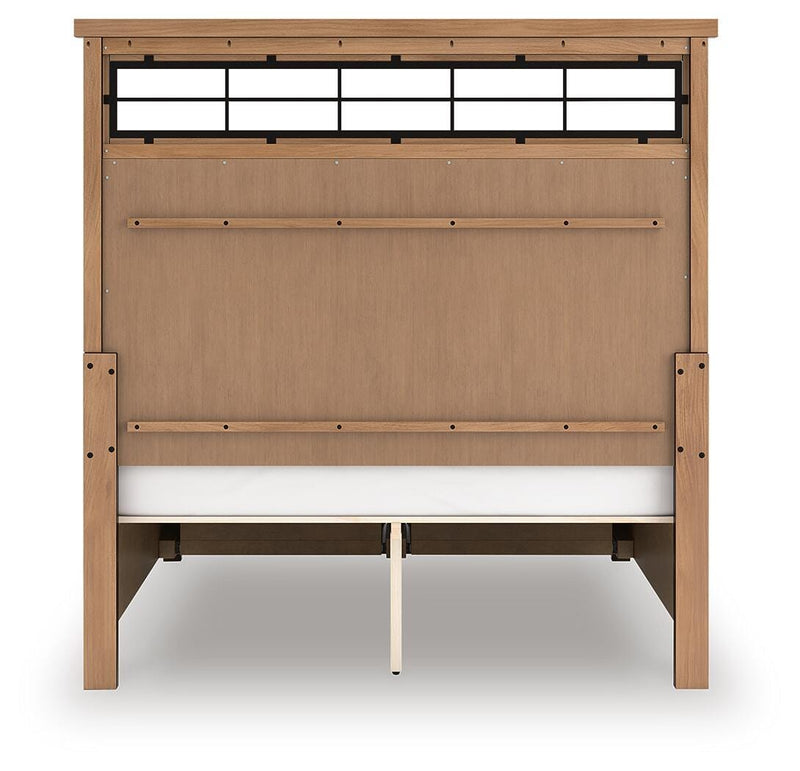 Cama con almacenaje en panel Taffenbrook