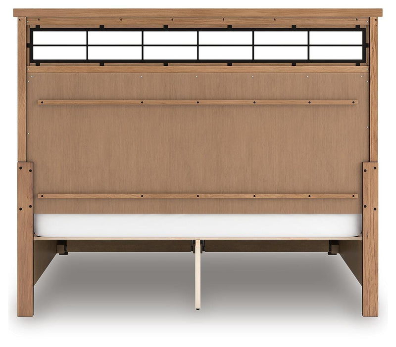Cama con almacenaje en panel Taffenbrook