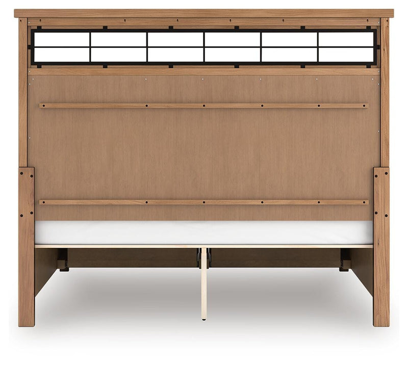 Cama con almacenaje en panel Taffenbrook
