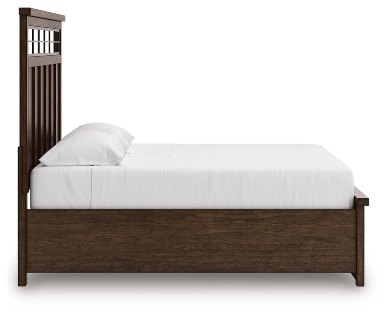 Cama con almacenaje en panel Taffenbrook