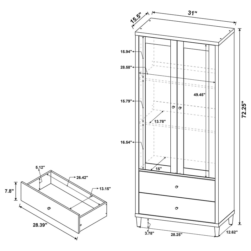 Gabinete Alto Decorativo Wadeline