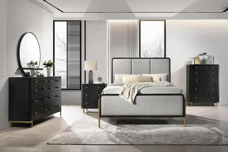 Cama con paneles Arini