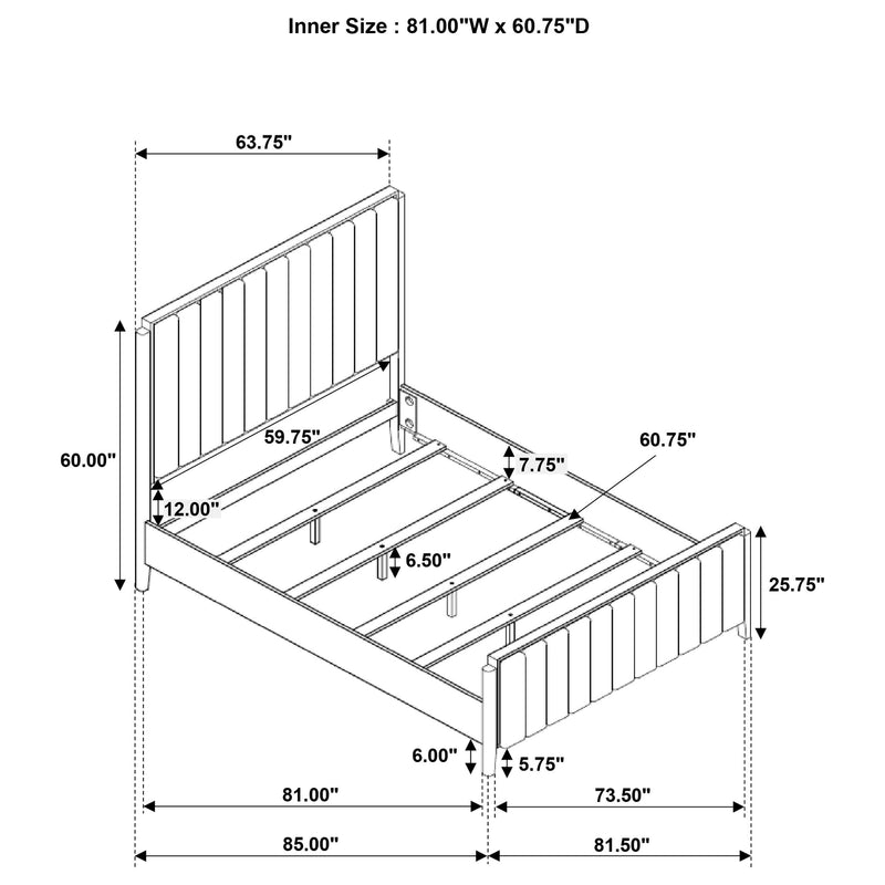 Cama de panel Brookmead