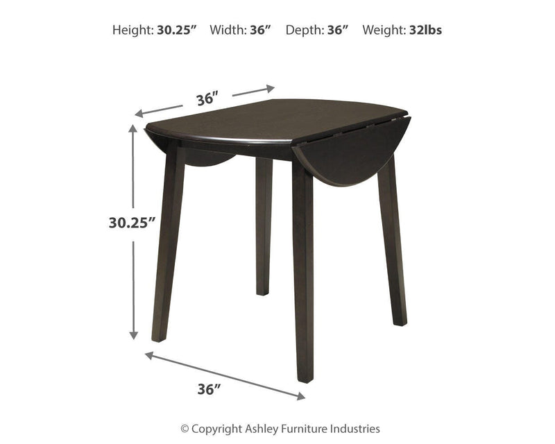 Mesa de comedor plegable Hammis