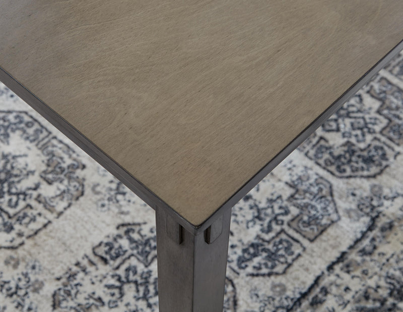 Mesa de comedor y taburetes de bar Bridson de altura de mostrador (juego de 5)