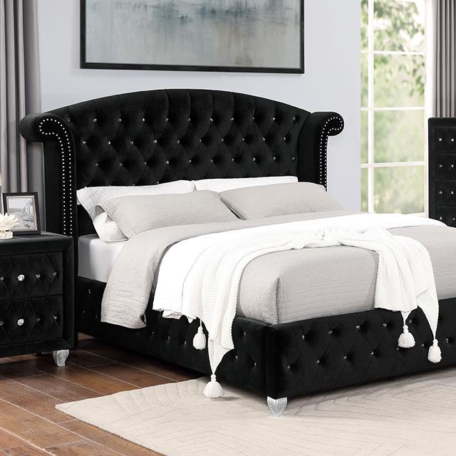 Zohar Bed Black & Pink