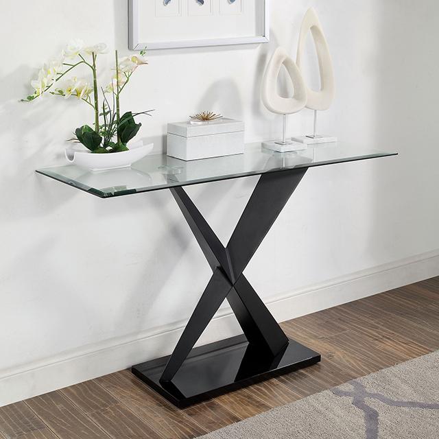 XANTHUS طاولة أريكة، أسود