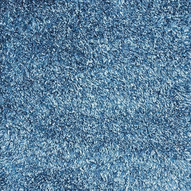 Alfombra de área Annmarie Blue de 5' X 8'