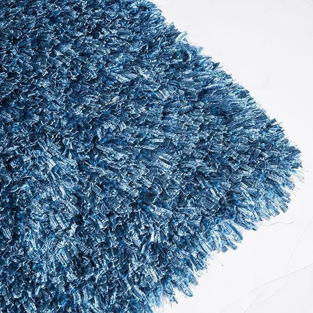 Alfombra de área Annmarie Blue de 5' X 8'
