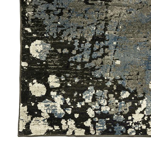 Alfombra de área Develi Charcoal de 2,4 m x 3 m