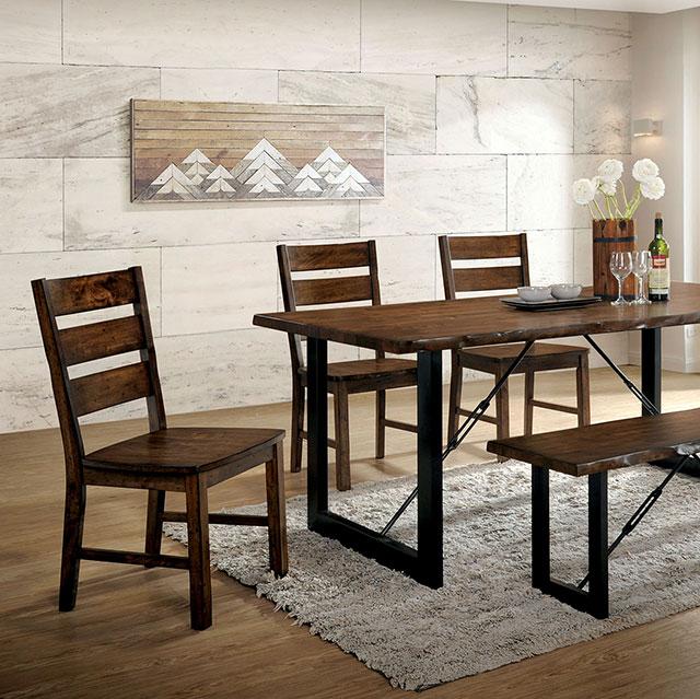 Mesa de comedor Dulce Nogal/Negro