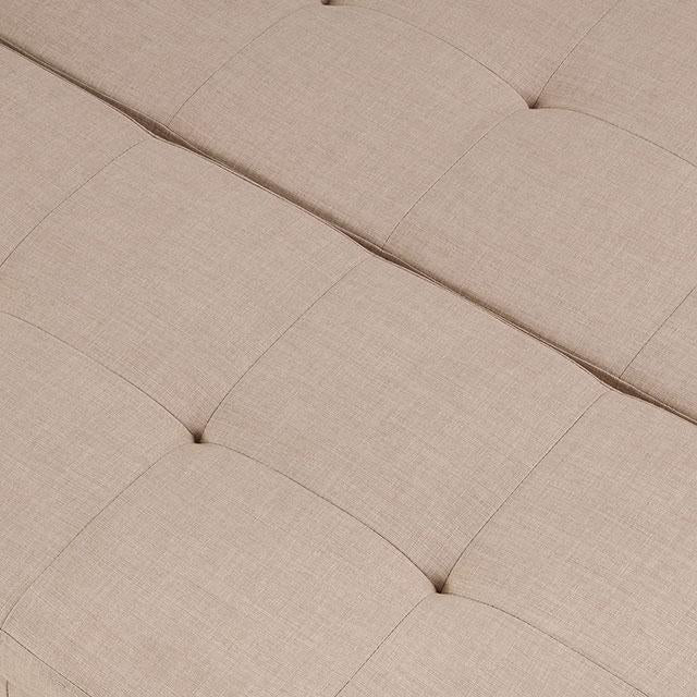 Puf de almacenamiento FAZIO, beige