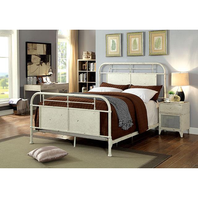 Haldus Cal.King، E.King، & Twin Bed أبيض، عاجي، وأحمر