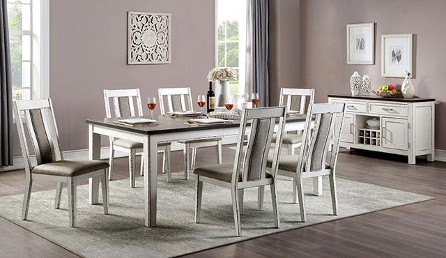 Juego de mesa de comedor Halsey de 7 piezas