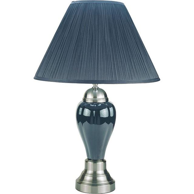 Lámpara de mesa gris Hanna Gray de 27" de alto