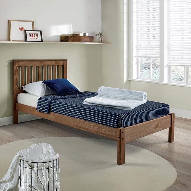 Cama Creswell de tamaño matrimonial e individual