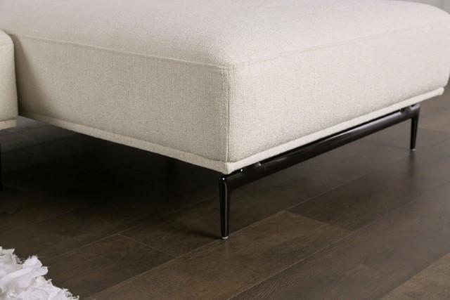 Seccional Baerum, Chaise izquierda y derecha beige y gris