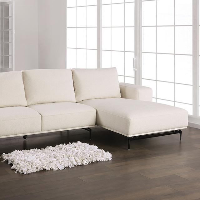 Seccional Baerum, Chaise izquierda y derecha beige y gris