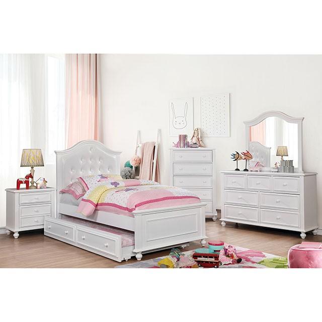 Mesa de Noche Blanca OLIVIA