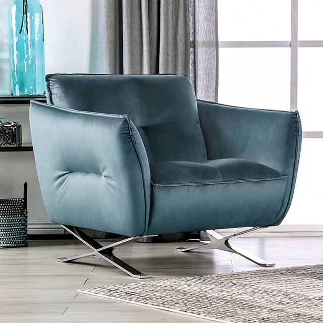 Silla Civellutino Azul Verdoso
